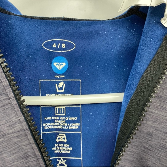 Roxy Sea Blazer Neoprene Zip Up Hoodie 4 - Picture 2 of 11